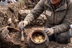 Almanya'da Bir Tarlada 1900 Yıllık 934 Roma Gümüş Sikkesi Bulundu
