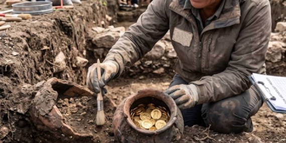 Almanya’da Bir Tarlada 1900 Yıllık 934 Roma Gümüş Sikkesi Bulundu