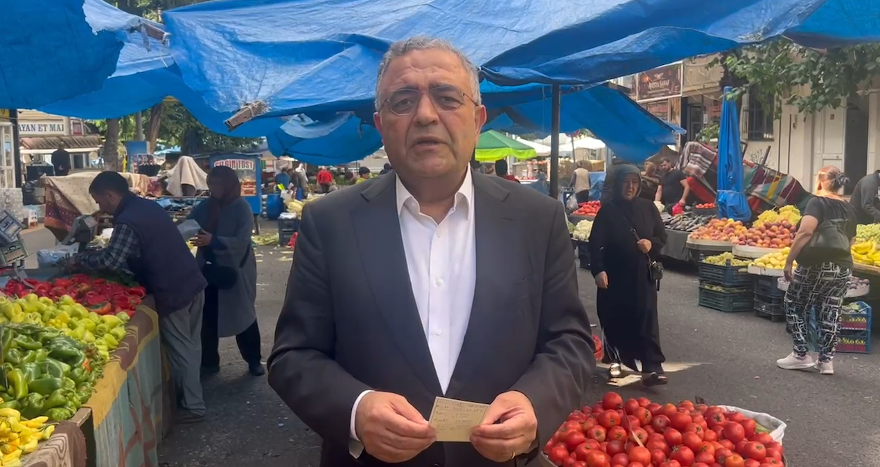 Milletvekili Sezgin Tanrıkulu Diyarbakır Pazarlarında Enflasyon ve Yoksulluk Verilerine Dikkat Çekti