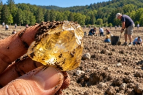 Crater of Diamonds Eyalet Parkı'nda Ziyaretçilerin Bulduğu Değerli Taşlar Dikkat Çekiyor