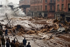 Boston'da 1919 Yılında Yaşanan Pekmez Tankı Patlaması 21 Can Aldı